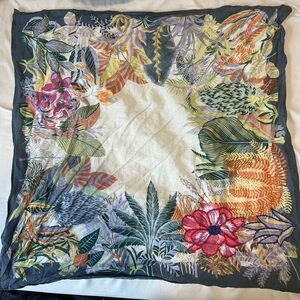 Anthropologie embroidered bandana